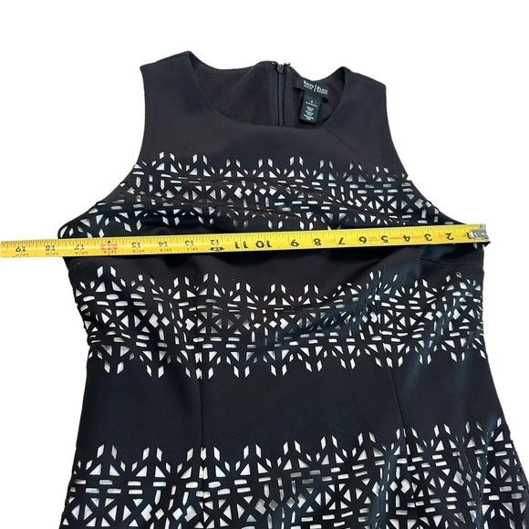 White House Black Market Women’s Sleeveless Textured Cutout Sheath Dress… - Picture 9 of 17